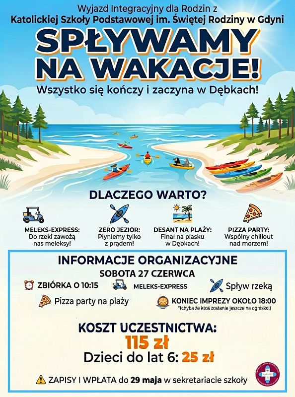 Spływ kajakowy 27.06.2026 r. - zdjęcie 1